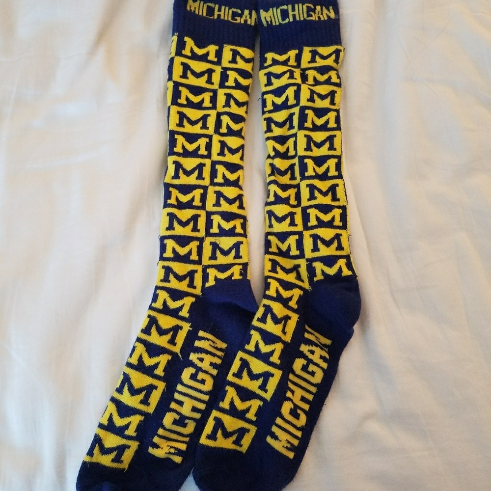 Michigan Gameday Socks